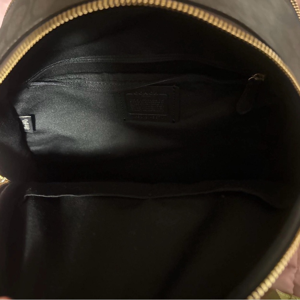 Coach Black and Brown Court Mini Backpack - Picture 2 of 3